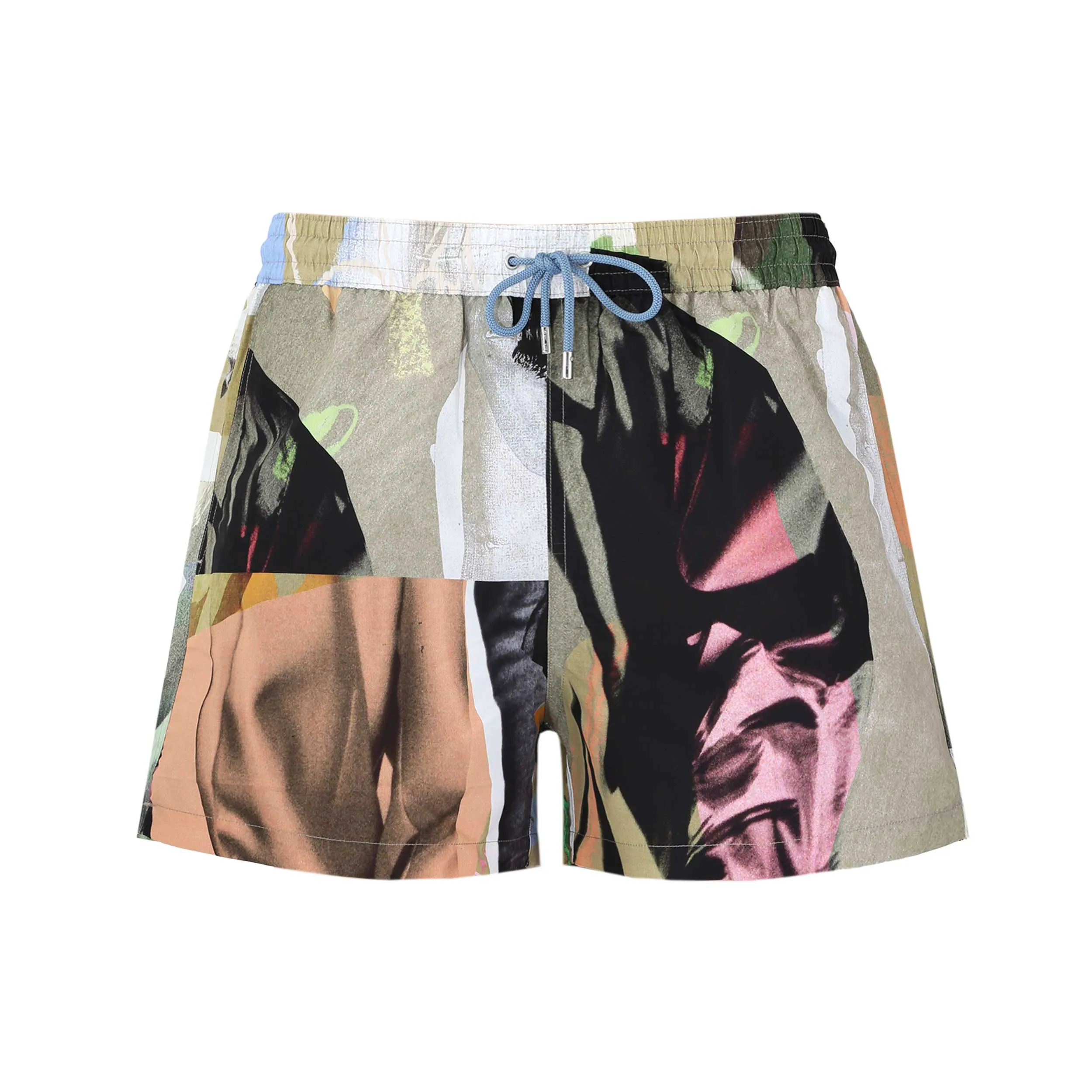 Paul Smith Collage Swim Short in Slate