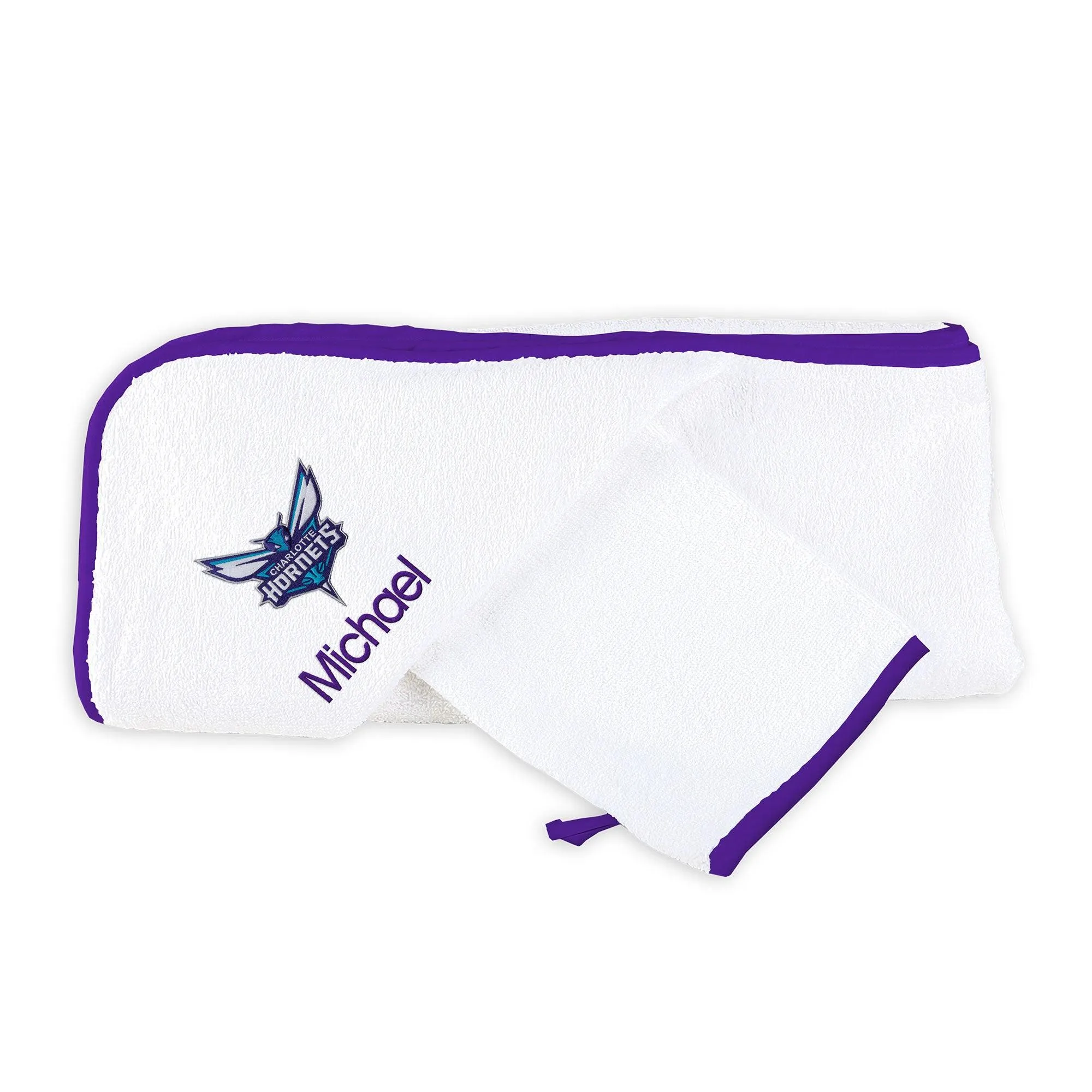 Personalized Charlotte Hornets Medium Basket - 6 Items