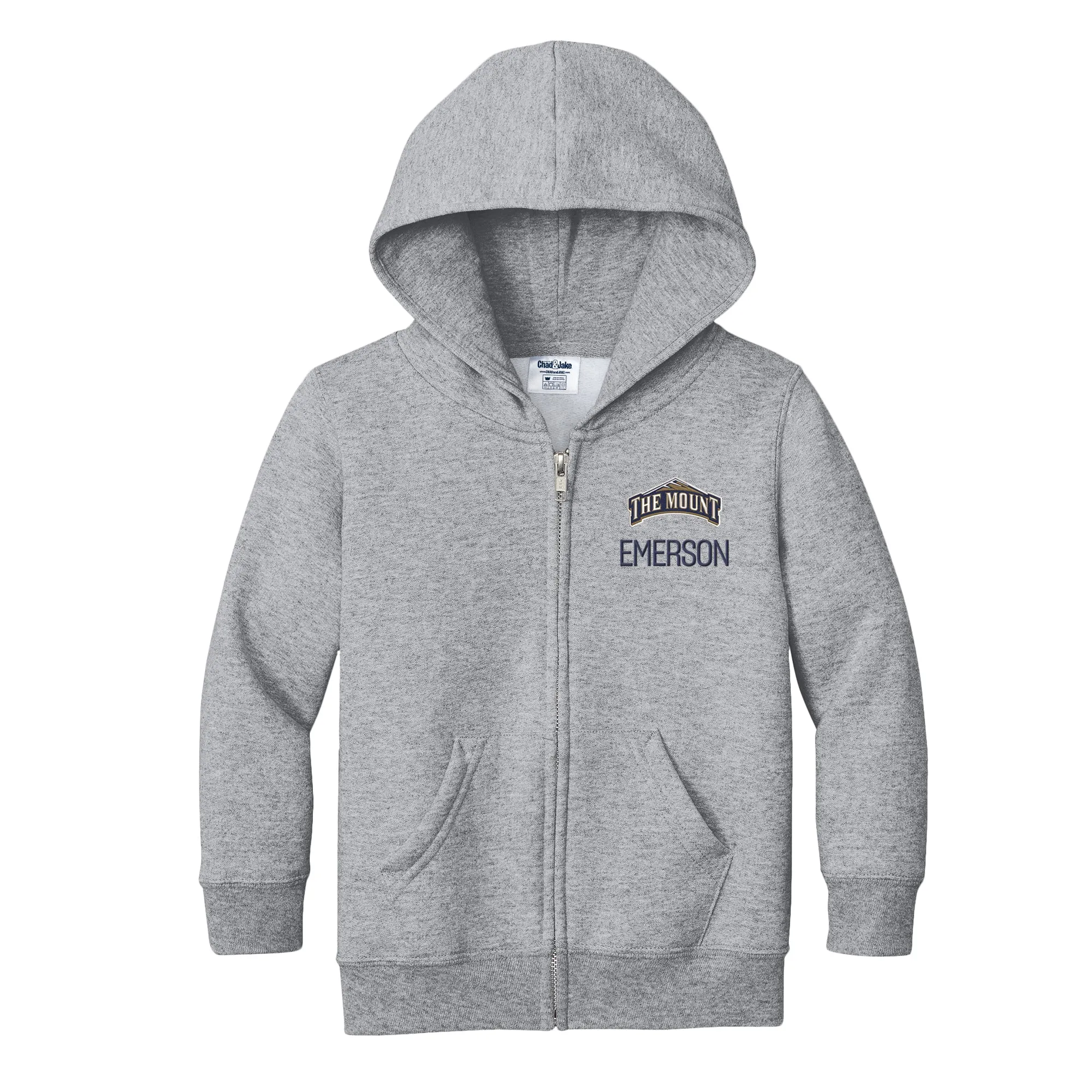 Personalized Mount St. Mary's Mountaineers Toddler Full-Zip Sweatshirt