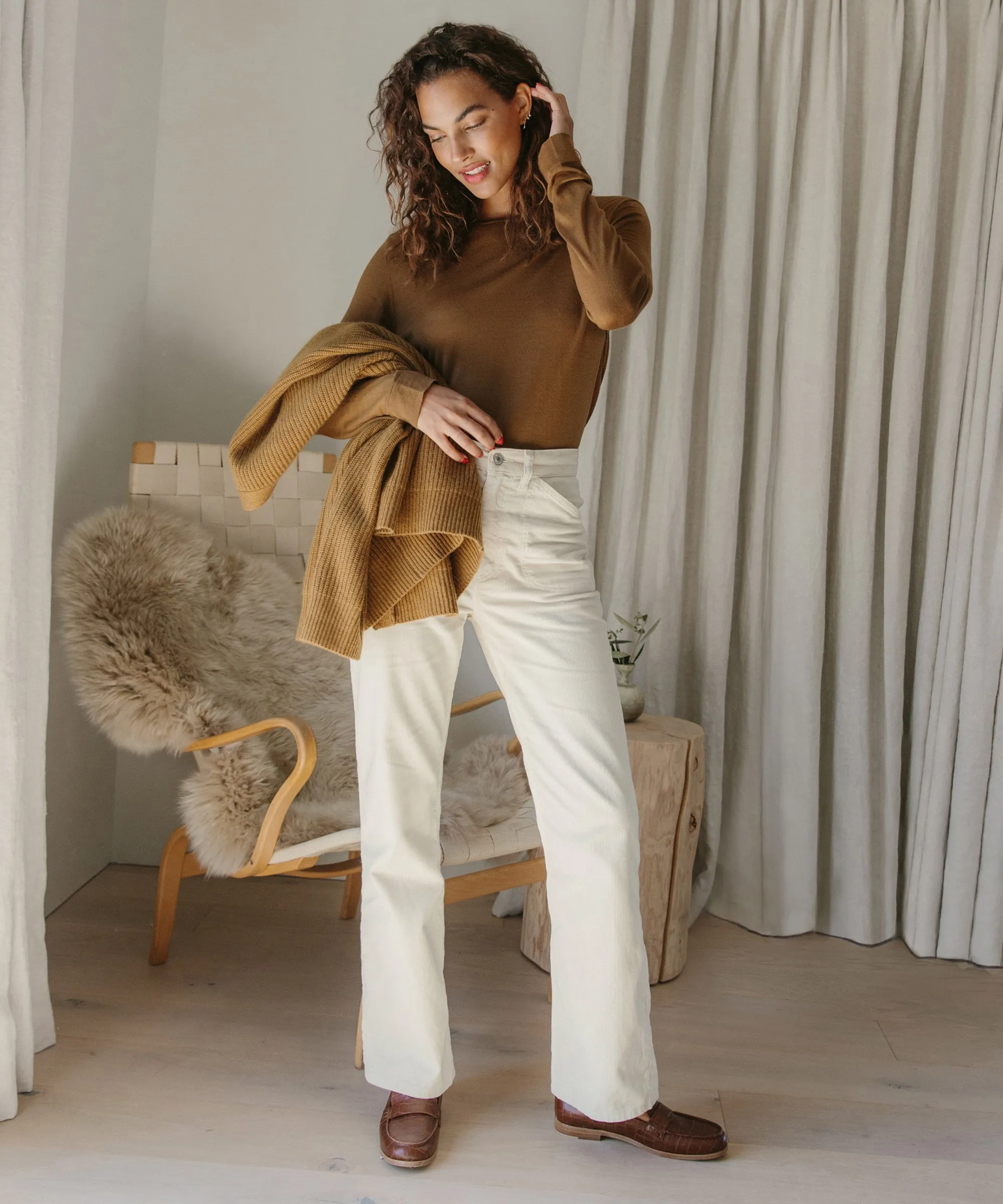 Pocket Loose Flare Pant