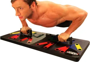 Power Press Original Push Up ~ Color-Coded Wide Push Up Board System (30  Combo Positions)