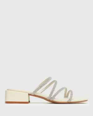 PRE-ORDER ODETTE Diamante Embellished Strappy Sandals