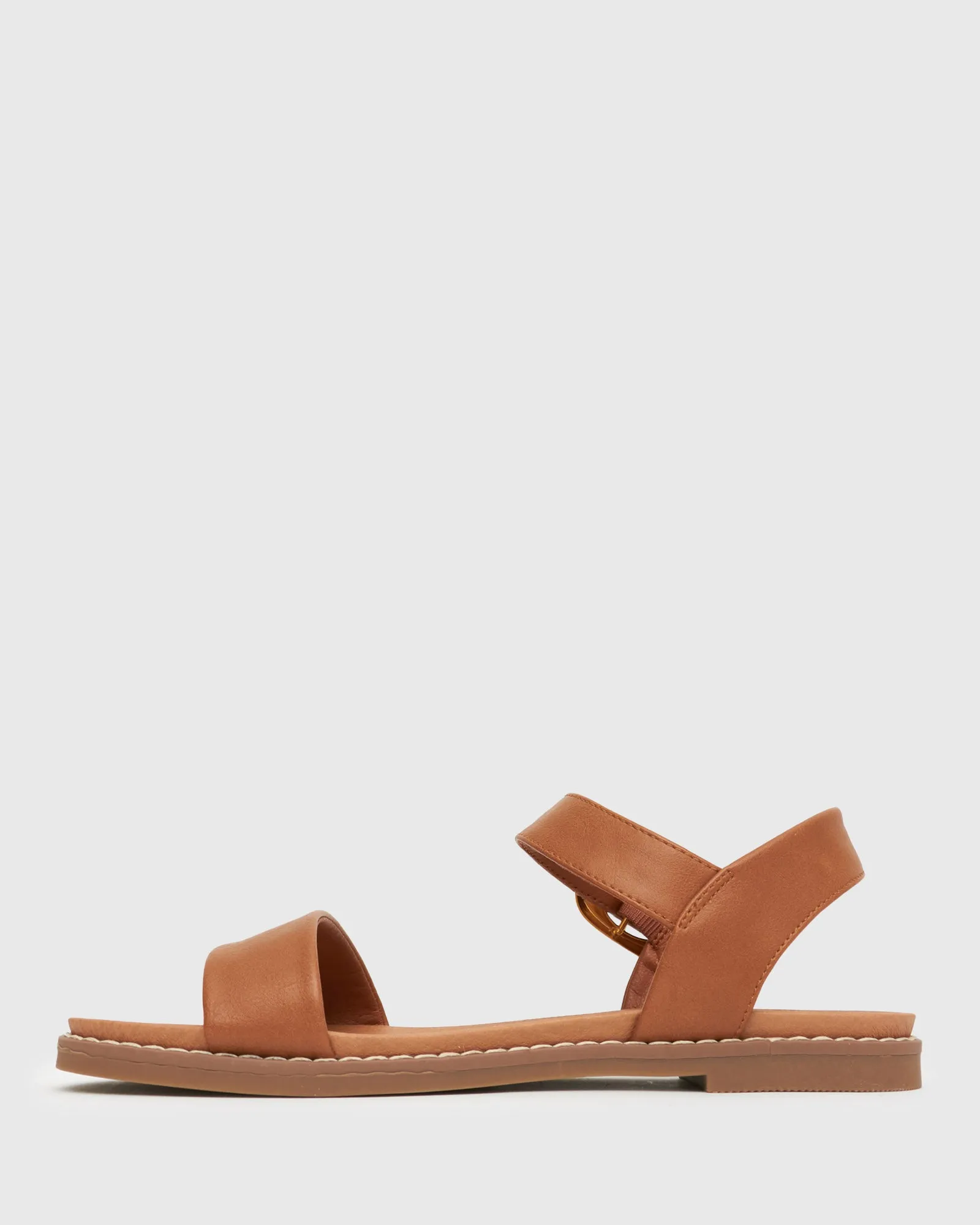 PRE-ORDER Wider Fit ATLANTA Vegan Flat Sandals