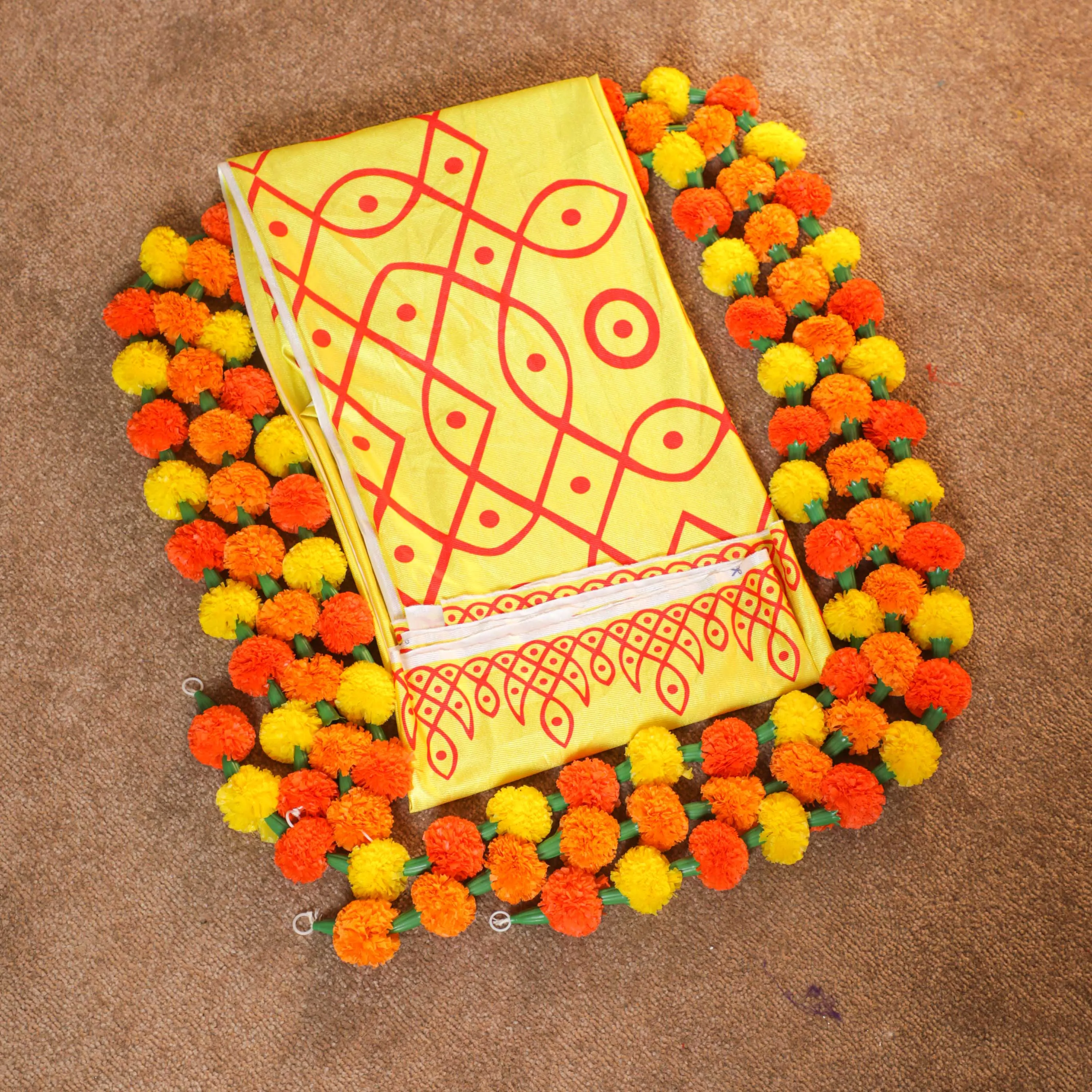 Rangoli Backdrop Cloth