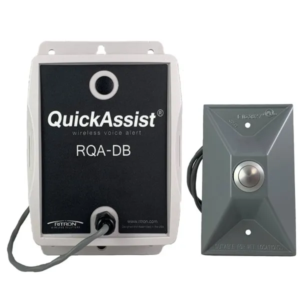 Ritron Quick Assist RQA-151-DB-PACK VHF (150-165MHz) Wireless Voice Door Bell