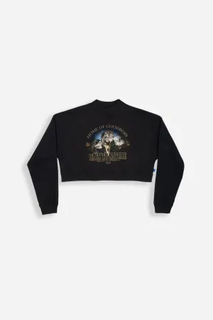 SOUVENIR CROP CREWNECK BLK