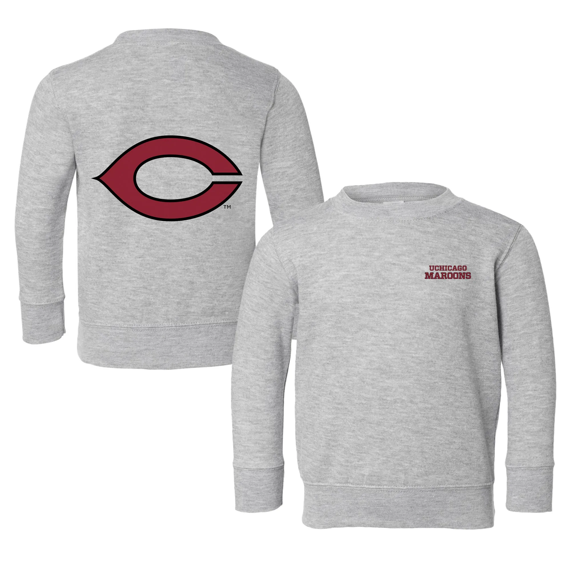 UChicago Maroons Logo Toddler Crewneck Sweatshirt