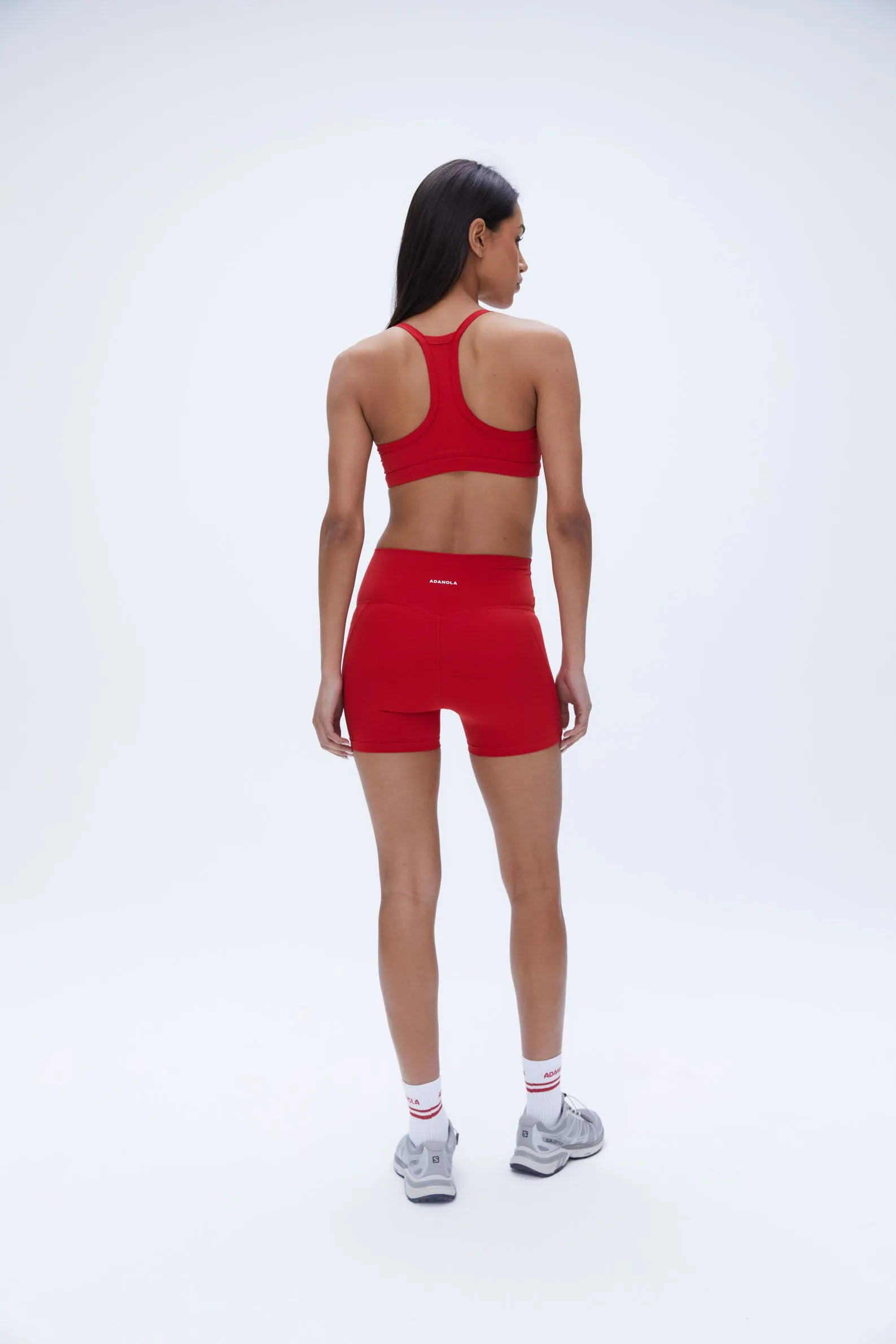 Ultra-Comfortable Classic Red Pocket Shorts - The Ultimate Crop Style