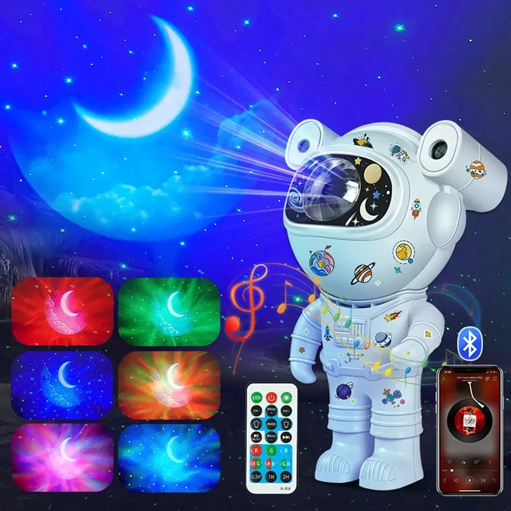 Universe light projector with relaxing sound emission for sleep