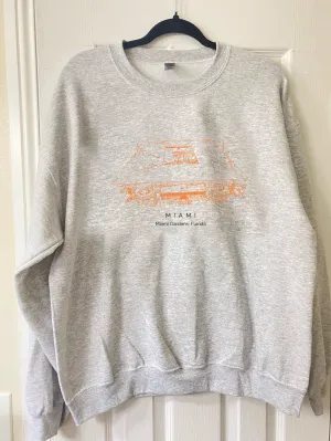 University of Miami Stadium Crewneck