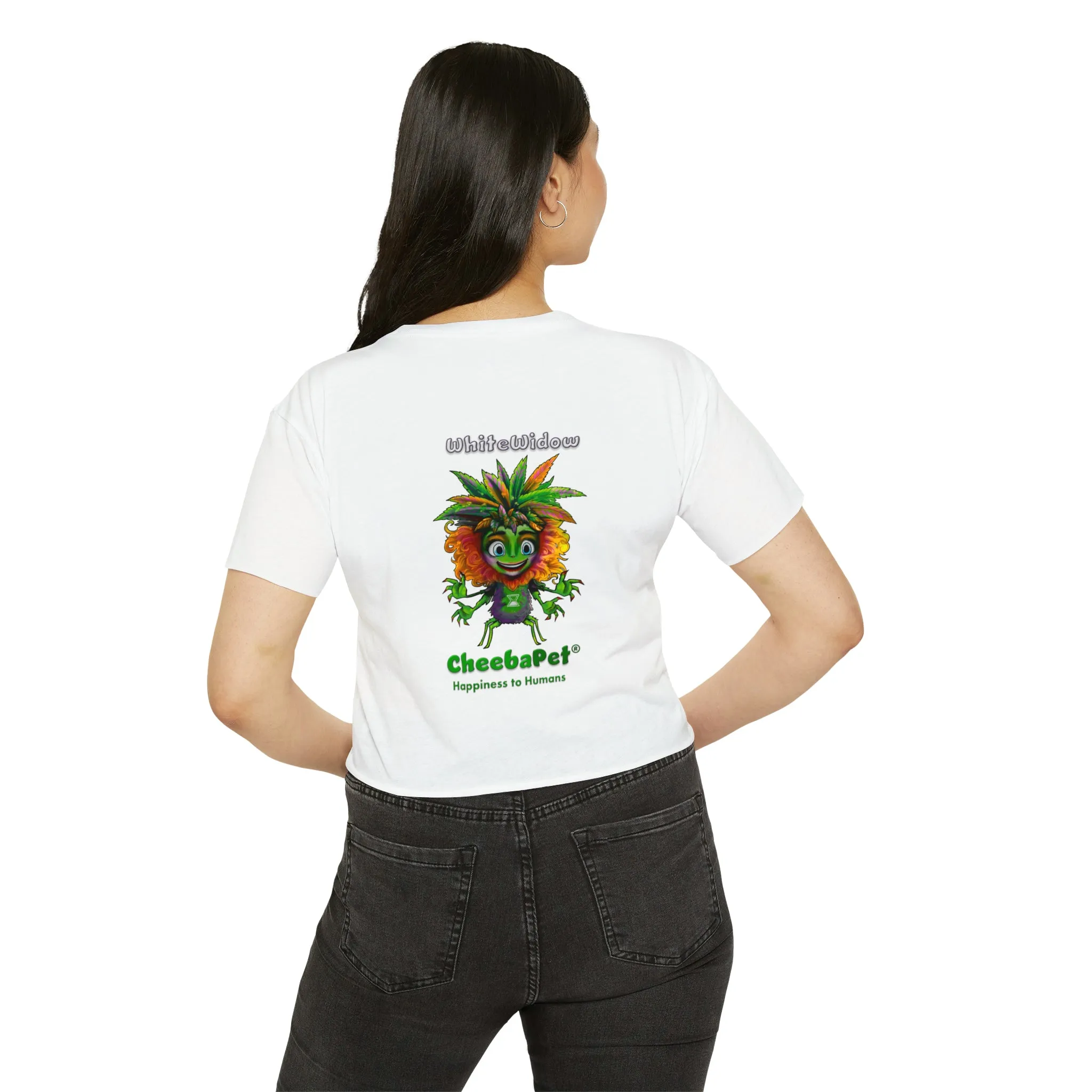 Women's Festival Crop Top - WhiteWidow